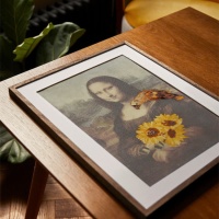 Borduurkit - Mona Lisa en De Zonnebloemen - DMC