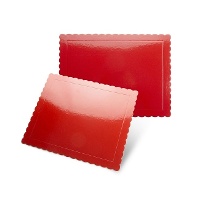 Taartbodem van 30 x 25 x 0,3 cm in kleuren - 5 stuks