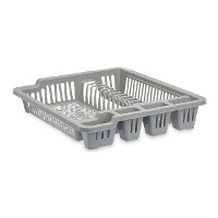 Afdruiprek 46 x 37,5 x 8 cm wit of grijs - 1 stuk