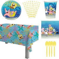 Pakket voor SpongeBob feestje - 8 personen