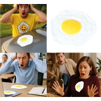 Realistisch nepgebakken ei (grapartikel)