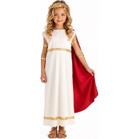 Romeins kostuum met cape voor meisjes