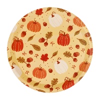 Herfstborden van 23 cm - 6 stuks