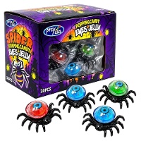 Spin met jelly-oog en knettersnoep - 30 stuks