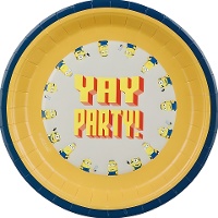 Leuke Minions-bordjes 23 cm - 6 stuks