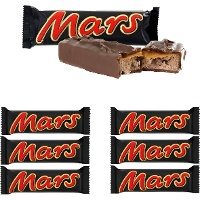 Mars met melkchocolade en karamel - 6 stuks