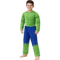 Groene superheld kostuum voor kinderen