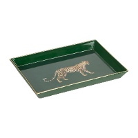 Royal opbergschaal met jachtluipaard