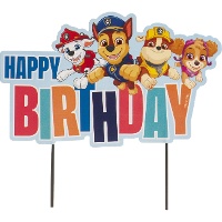 Happy Birthday Topper van Paw Patrol - Dekora