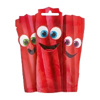 Mini Aardbeien Twists - Gommys Factory - 90 gr