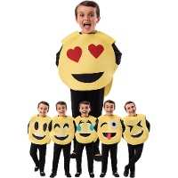 Kinder emoticon kostuum