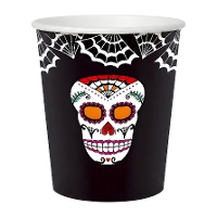 Dag van de Doden Bekers van 255 ml - 6 stuks