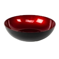 Saladeschaal 30 x 30 x 9 cm rood