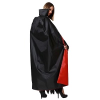 Omkeerbare vampiercape 143 cm voor volwassenen