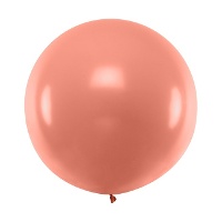 Grote metalen latex ballon 1 m - PartyDeco - 1 stuk
