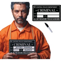 Mugshot-bord (beschrijfbaar)