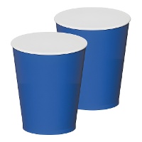 Gekleurde bekers 270 ml - 8 stuks