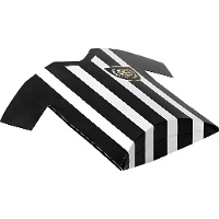 Kartonnen doosjes in de vorm van een mini-voetbalshirt - 6 stuks