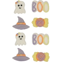 Halloween suikerfiguurtjes van spook en heks - Wilton - 8 stuks