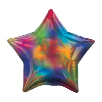 Iridiserende sterballon 48 cm - Anagram - 1 stuk