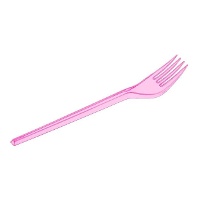 Vorken van 17 cm in fluorescerende kleuren - 15 stuks