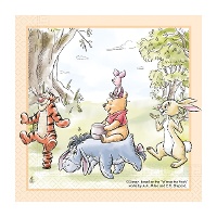 Winnie the Pooh-servetten met natuurdessin, 16,5 x 16,5 cm - 20 stuks