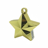 Kleurrijk ballongewicht in stervorm van 150 gr - 1 stuk