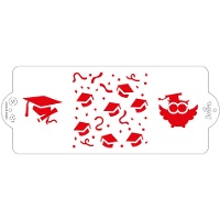 Sjabloon voor Afstuderen 10 x 25 cm - Decora