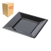 Kleurrijke plastic borden van 23 cm - 480 stuks