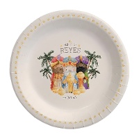 Borden van 23 cm met de Drie Koningen - 6 stuks