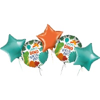 Boeket van Dinosaurus Happy Birthday - 5 stuks