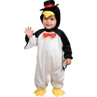 Babypinguïn kostuum met vlinderdas