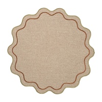 Ronde placemat 38 cm met golvende rand