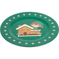 Decoratief kerstonderbord met elfje, 33 cm