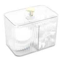 Opbergbox voor wattenschijfjes en wattenstaafjes met deksel