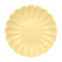 Bloemvormige borden van 18 cm - 8 stuks