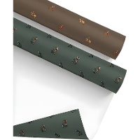Cadeaupapier met polo- of golfmotief 2 x 0,70 m - 1 stuk