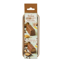 Rechthoekige bakvorm 21 x 8 x 5,8 cm, roségoud - 1 stuk