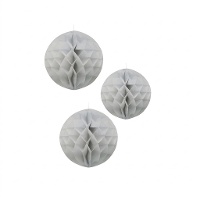 Bolvormige nesthangers - 3 stuks