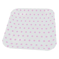 Vierkante borden met stippen 22 x 22 cm - 6 stuks