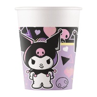 Kuromi-bekers 200 ml - 8 stuks
