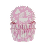 Cupcake cups voor baby - House of Marie - 50 stuks