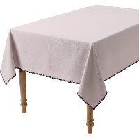 Tafelkleed van 2,00 x 1,40 m in beige stof