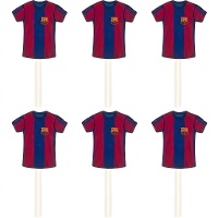 FC Barcelona shirt-toppers - 6 stuks