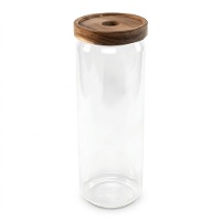 Glazen pot van 1,3 liter met deksel