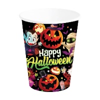 Gelukkige Halloween Bekers van 240 ml - 6 stuks