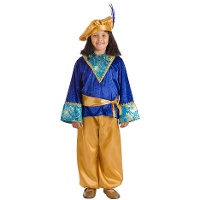Kinderkostuum van een kleurrijke page