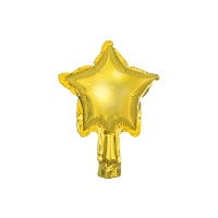 10 cm gekleurde ster ballonnen - PartyDeco - 25 stuks