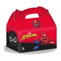 Spider-Man kartonnen cadeaudoosjes met spinnenweb - 4 stuks