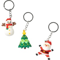 Kerstsleutelhanger assorti - 1 stuk